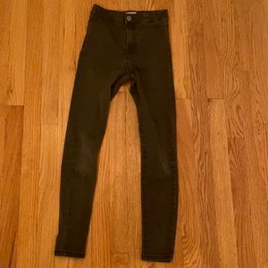 Girls Black Washed Denim Jeans 👖🖤😍